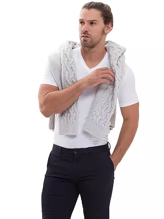 MEY | T-shirt hybride | weiss